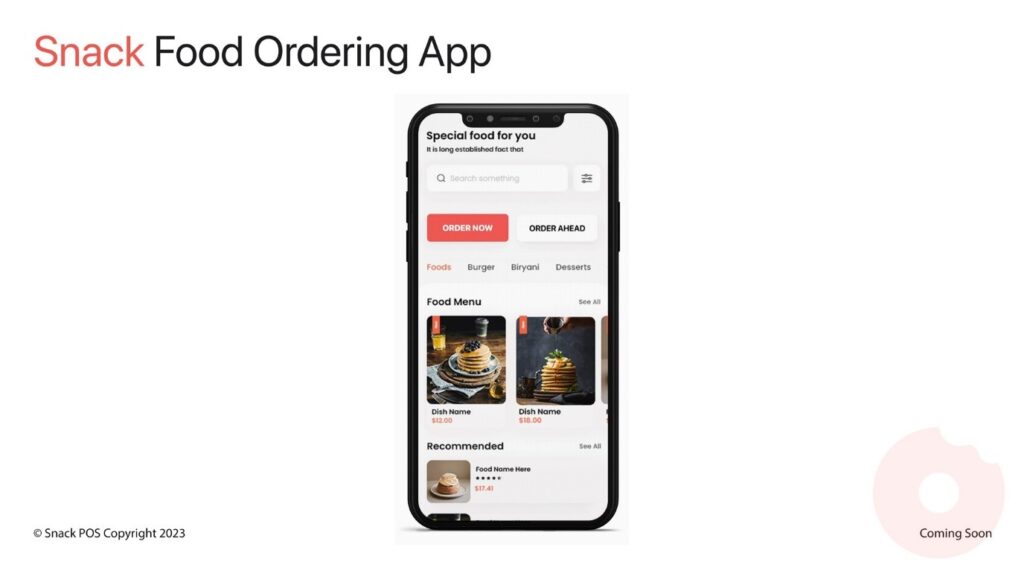 Snack Food Ordering App